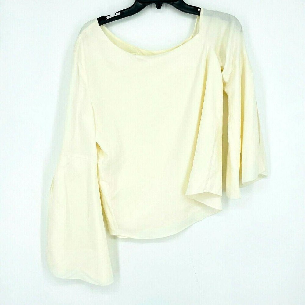 Cooper & Ella Women Asymmetrical Blouse Top XS NEW - Picture 1 of 4